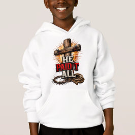 Camiseta Ele Pagou Tudo – Fé Cristã Cruz e Prego