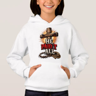 Camiseta Ele Pagou Tudo – Fé Cristã Cruz e Prego