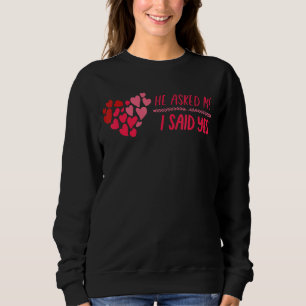 Camiseta Ele Perguntou E Ela Disse Sim Casais Correspondent