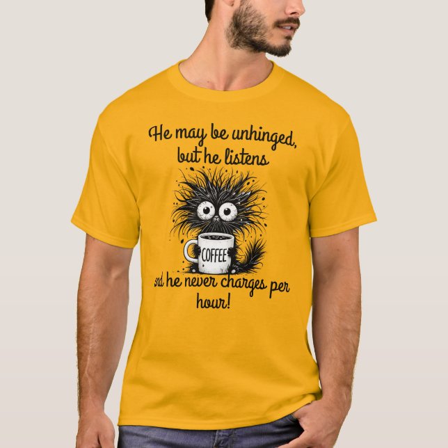 Camiseta Ele pode estar solto, mas escuta... e nunca... (Frente)