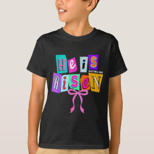 Camiseta Ele Ressuscitou Coquete Cristã Arco Jesus Bíblia V