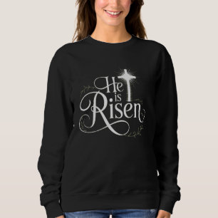 Camiseta Ele Ressuscitou Cruz Desenho Cristão