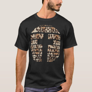 Camiseta Ele Ressuscitou Cruz Leopardo Cruz Páscoa