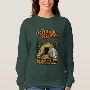 Camiseta Ele Ressuscitou Fé Inspirada em Estilo de Rock Cri