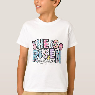 Camiseta Ele Ressuscitou Jesus Cristão Feliz Páscoa Mulhere