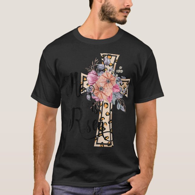 Camiseta Ele Ressuscitou Presente de Mãe para Adolescentes  (Frente)