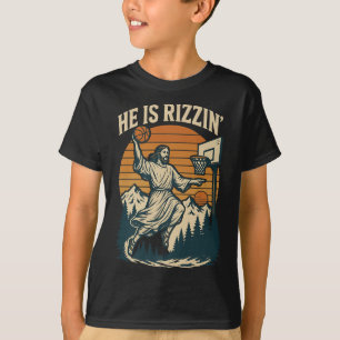 Camiseta Ele Ressuscitou Rizzin Páscoa Fé Cristã Jesus Ba