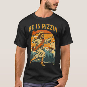 Camiseta Ele Ressuscitou Rizzin Páscoa Fé Cristã Jesus Ba