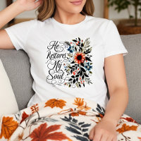 Ele restaura a minha alma floral