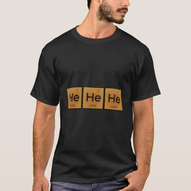 Camiseta Ele Ria De Química De Gás (Frente)