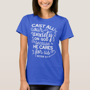 Camiseta Ele Se Importa Com Você – Citação Cristã Encorajad