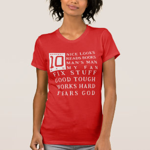 Camiseta Ele tem 10 anos. O Homem Perfeito