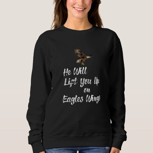 Camiseta Ele Vai Levantá-Lo Nas Asas 2 (Frente)