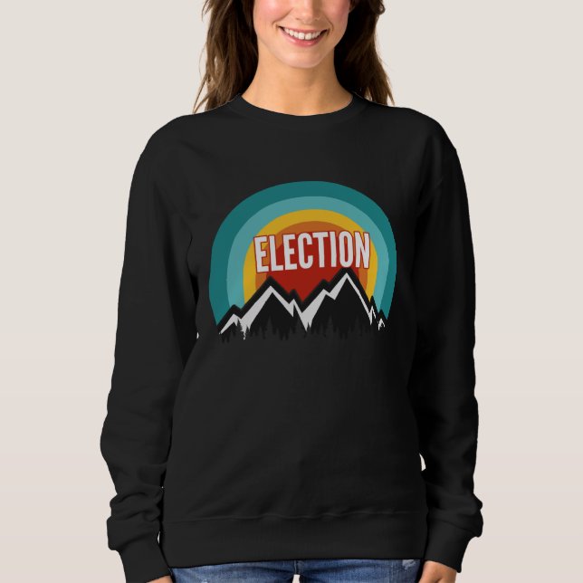 Camiseta Election Vintage Retro Sunset (Frente)