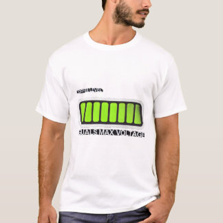 Camiseta Electrical Engineer Coffee Max Voltage Funny Gift