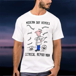 Camiseta Electrical Repair Man in Colour