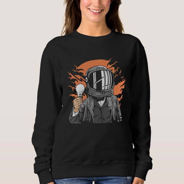 Camiseta Electrician Astronaut, Spaceman Sun Reflection Ret (Frente)