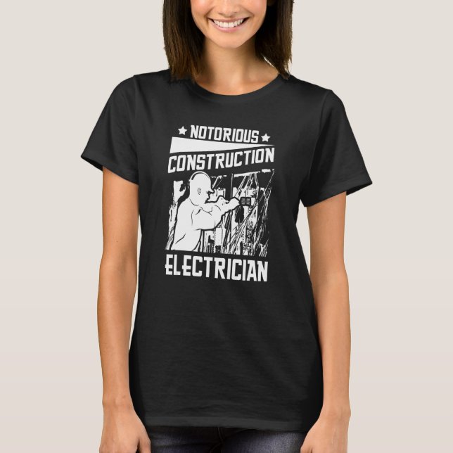 Camiseta Electrician Electrical   Lineman Construction Elec (Frente)