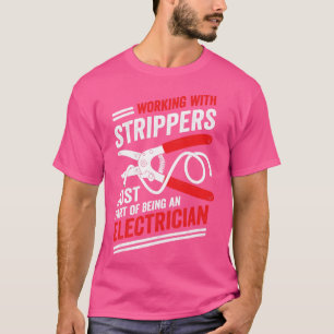 Camiseta Electrician Electrical Worker Job Design 