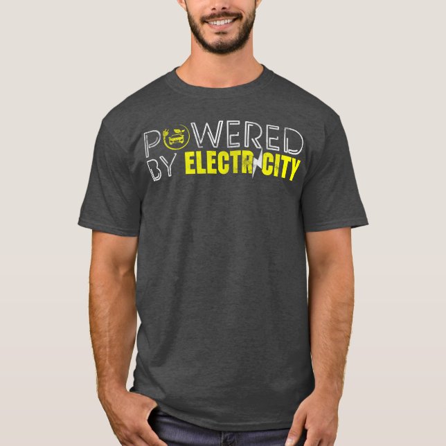 Camiseta Electricity Car Vehicle Climate Change vintage (Frente)