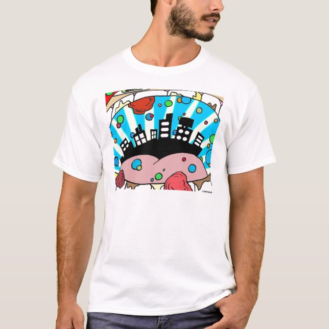 Camiseta Electricityscape - CityMouth (Frente)