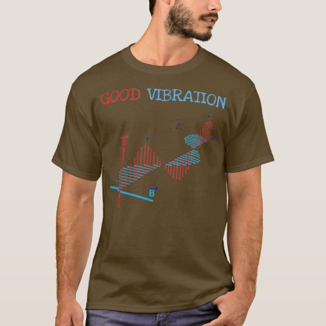 Camiseta Electromagnetic Waves Fun Physics Physicist Good (Frente)