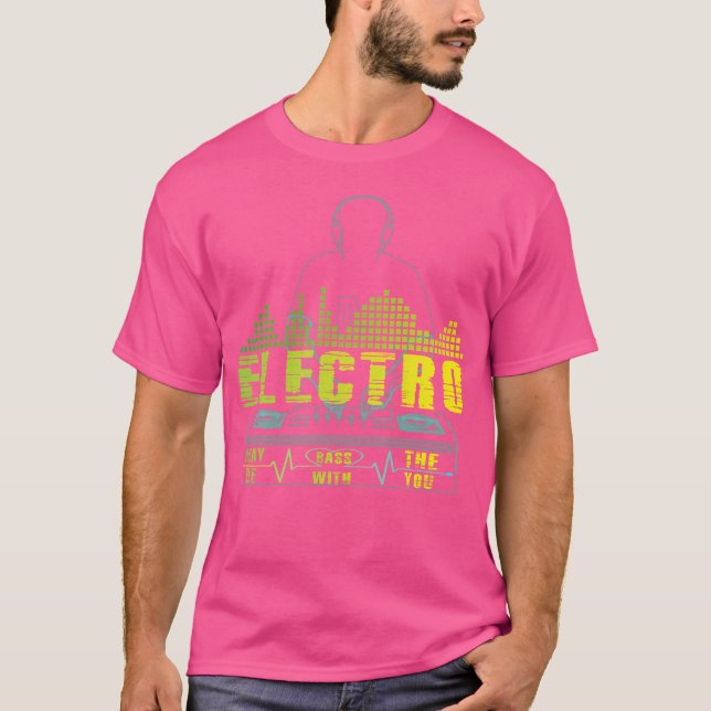 Camiseta Electronic Music Quote Techno Rave Electric Festiv (Frente)