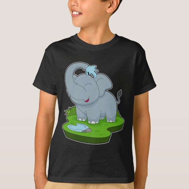 Camiseta Elefant Bathe Water (Frente)