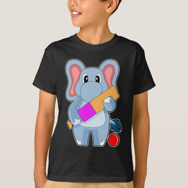 Camiseta Elefant Cricket bat (Frente)