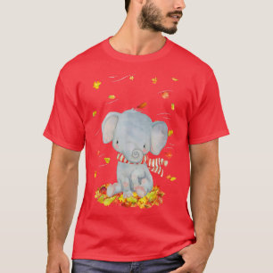 Camiseta Elefant Fall Deixa Mapear Obrigados de outono