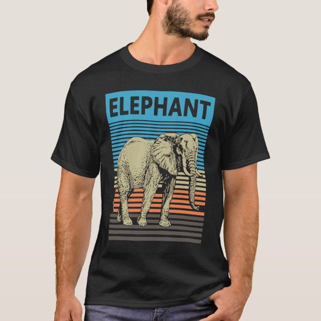 Camiseta Elefante 70s (Frente)