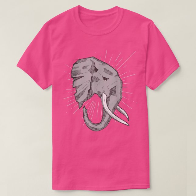 Camiseta Elefante Africano (Frente do Design)
