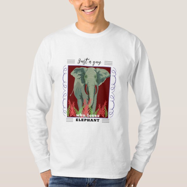 Camiseta Elefante africano (Frente)