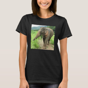 Camiseta Elefante alegre da Tailândia