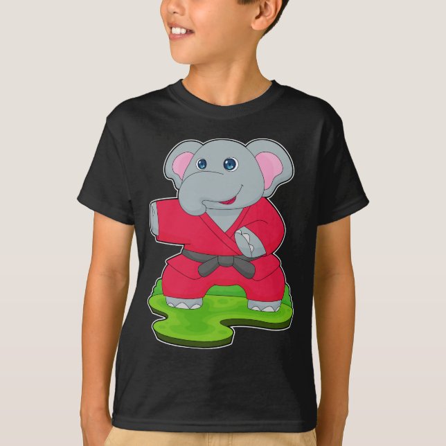 Camiseta Elefante Artes Marciais (Frente)