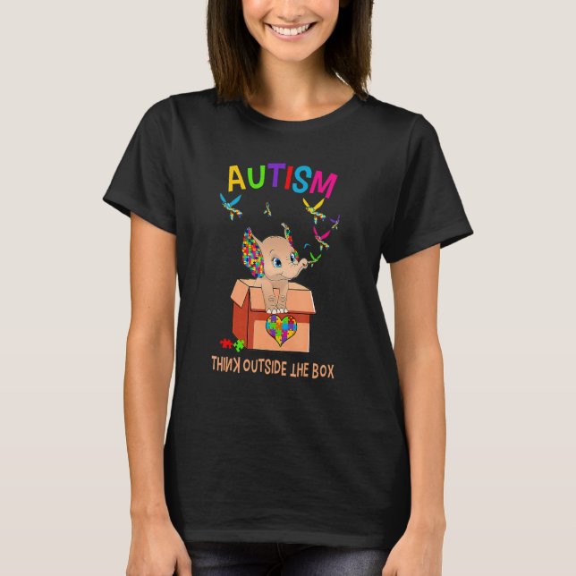 Camiseta Elefante Autismo de Consciência (Frente)