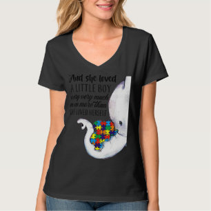 Camiseta Elefante Autismo Mamãe E Ela Se Amavam.