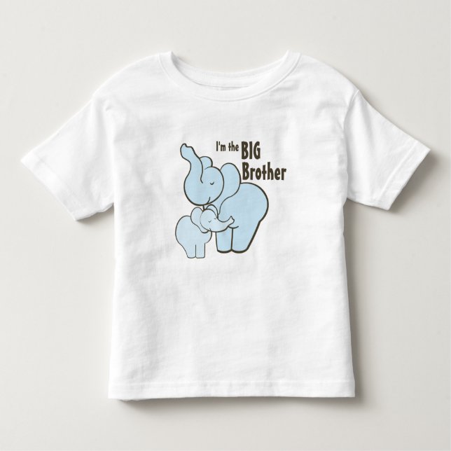 Camiseta Elefante Azul Grande Irmão (Frente)