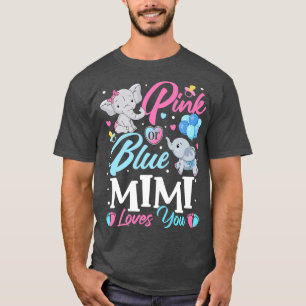 Camiseta Elefante Azul Rosa Mimi Te Ama A Revelação Da Grav
