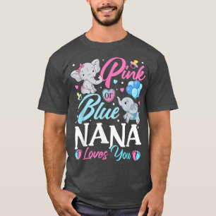 Camiseta Elefante Azul Rosa Nana Adora Sua Revelação De Gra