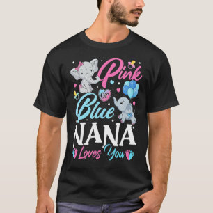Camiseta Elefante Azul Rosa Nana Adora Sua Revelação De Gra
