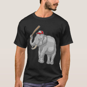 Camiseta Elefante Baco-beisebol