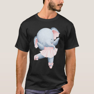 Camiseta Elefante - Balé Artística Ballerina Pointe Barr Gr