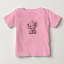 Camiseta elefante bebê