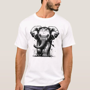 Camiseta Elefante Bebê