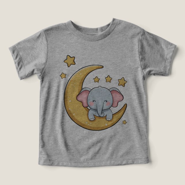 Camiseta Elefante bebê (Design frontal)