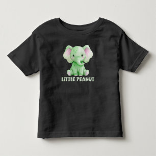 Camiseta Elefante Bebê Amendoim Pequeno