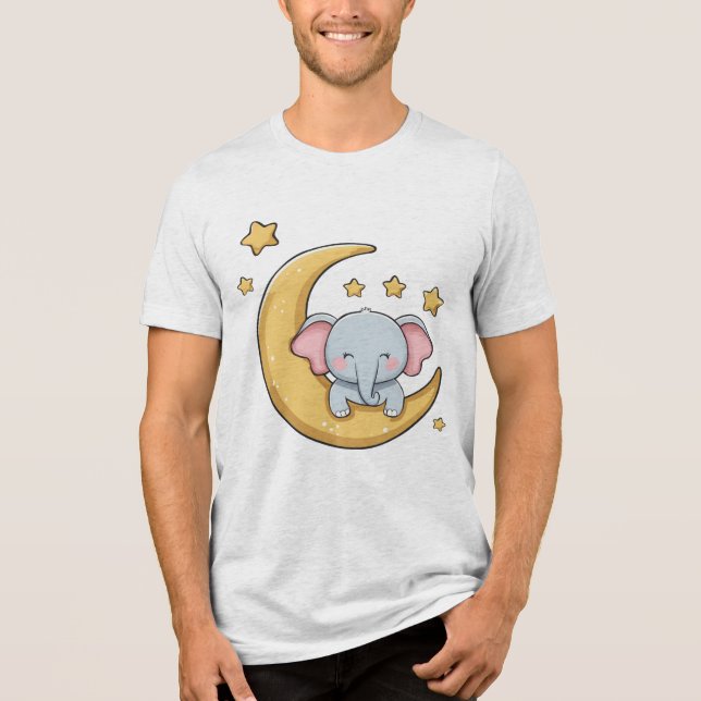 Camiseta Elefante bebê dormindo (Frente)