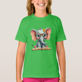 Camiseta Elefante Bebê Sábio