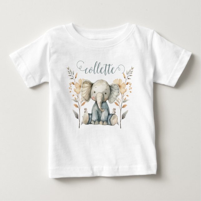 Camiseta Elefante Bento Personalizado (Frente)
